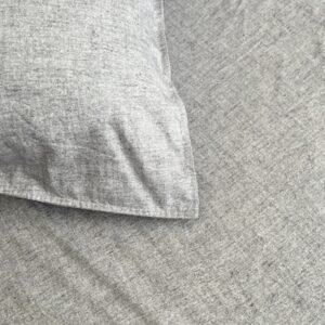 Chăn ga gối Cotton - xám trơn - Bộ